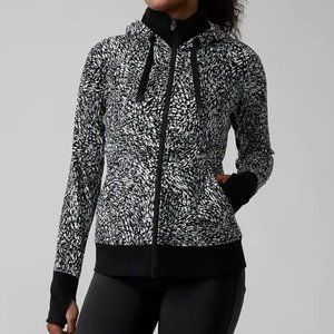 Athleta Triumph Printed Hoodie Jacket- NWT